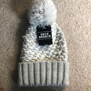 Grey Knit Beanie